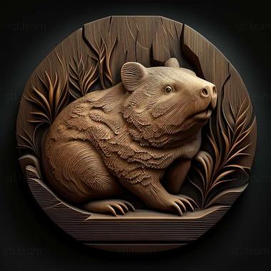 3D model Wombat (STL)